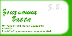 zsuzsanna batta business card